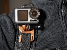Image of Крепление экшн камеры DJI Osmo Action (GoPro) к рюкзаку